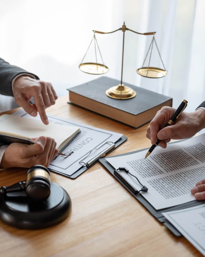 Handsome boss talking about productivity and new work tasks